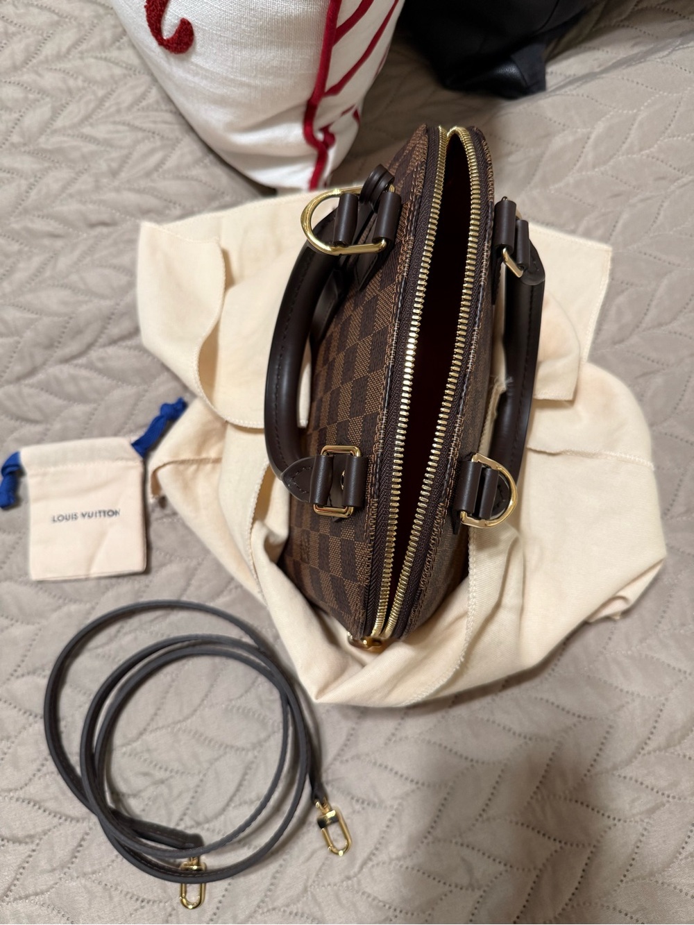 LOUIS VUITTON ALMA BB DAMIER EBENE - Picture 7 of 16